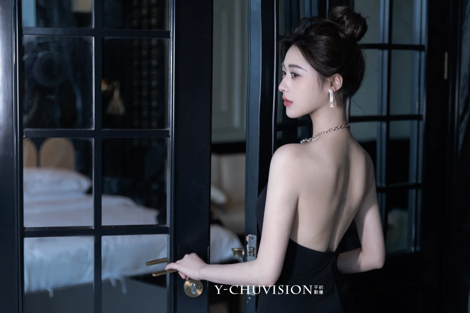 记录女明星的写真拍摄现场！名媛风写真