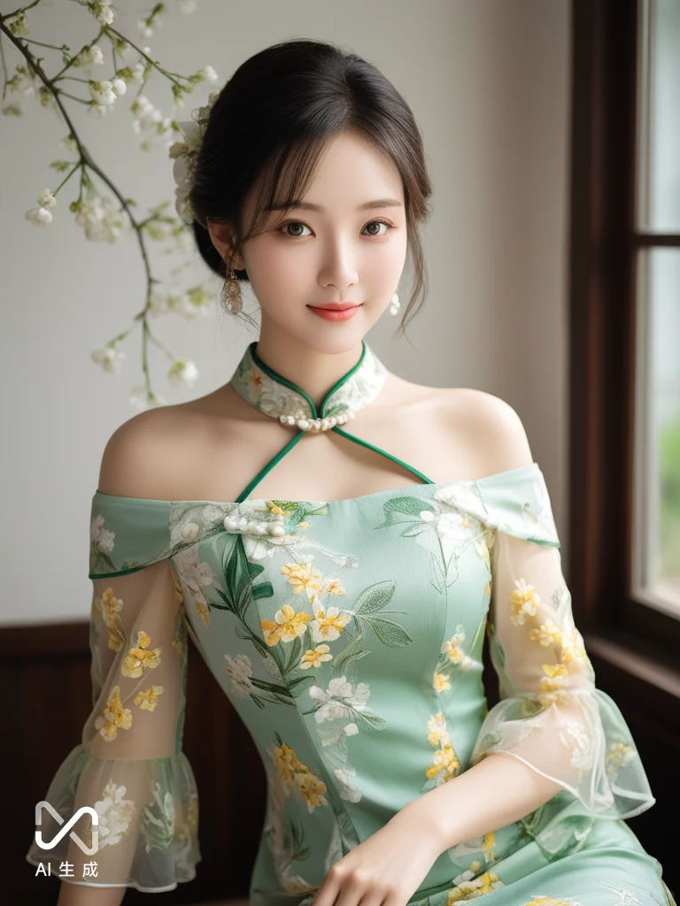 如山间的清露般清新明亮‖气质美人