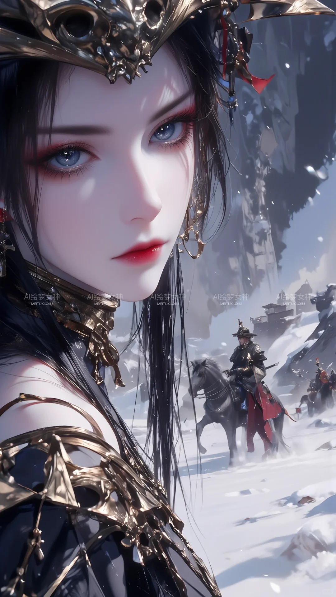 雪地里的美杜莎女王