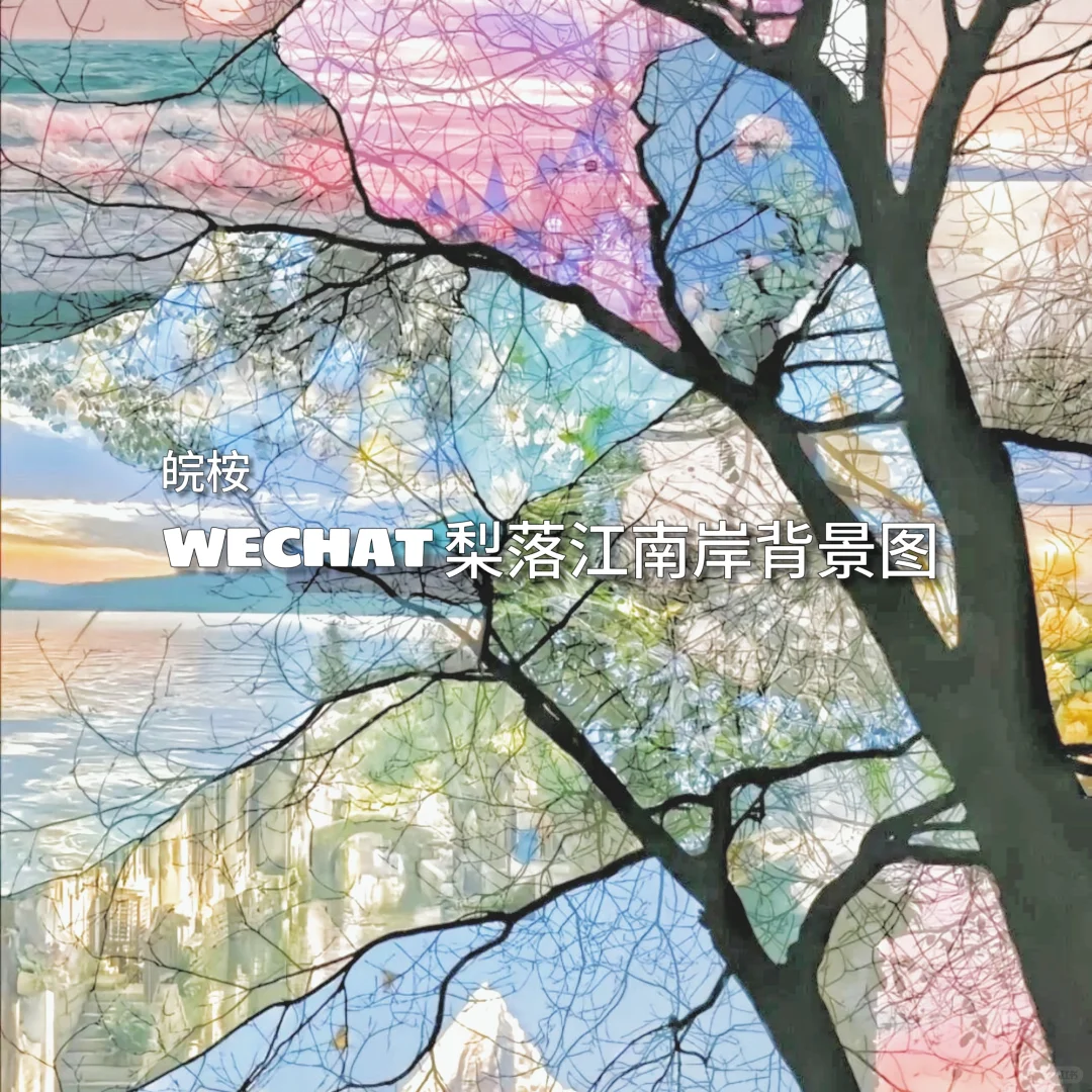 梨落江南岸背景图