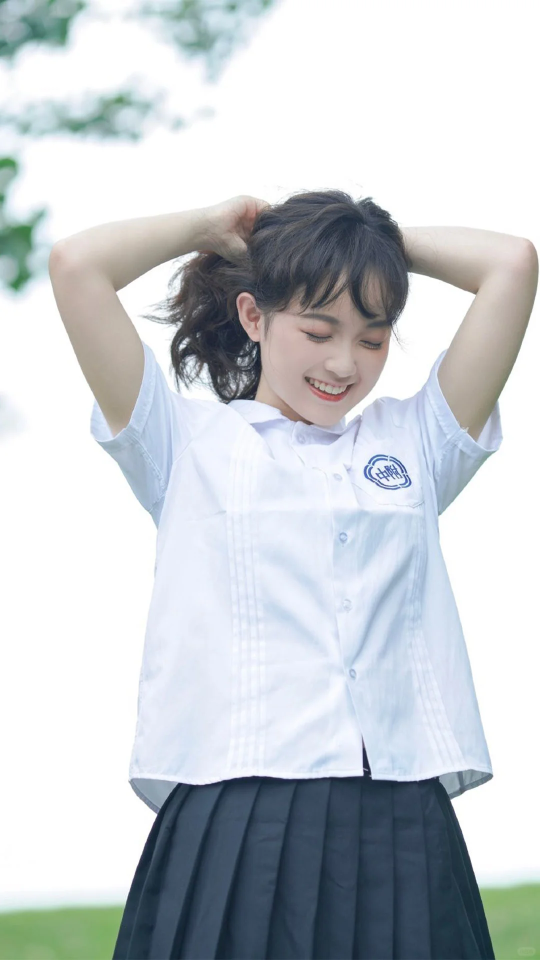 爱笑的女生运气总不会太差，蹲📸........