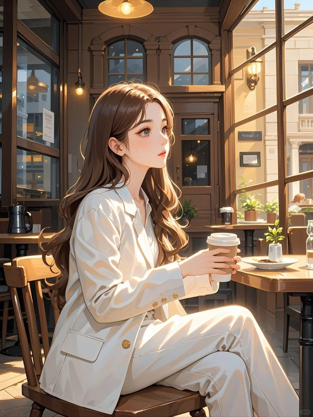 WeChat帅气干练女头