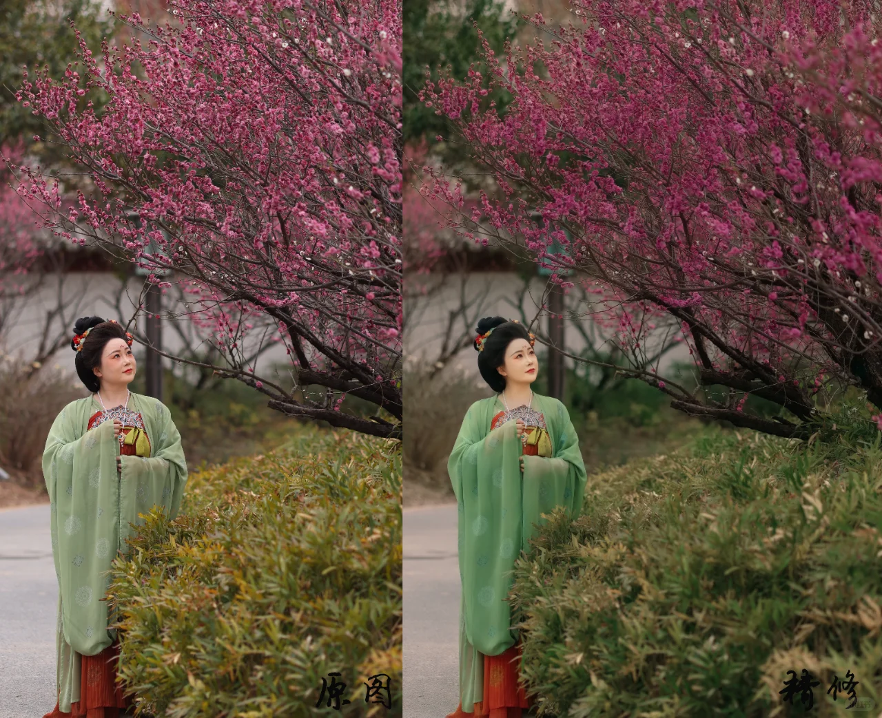 被惊艳到了！6r一张的清汉女写真修图！！！