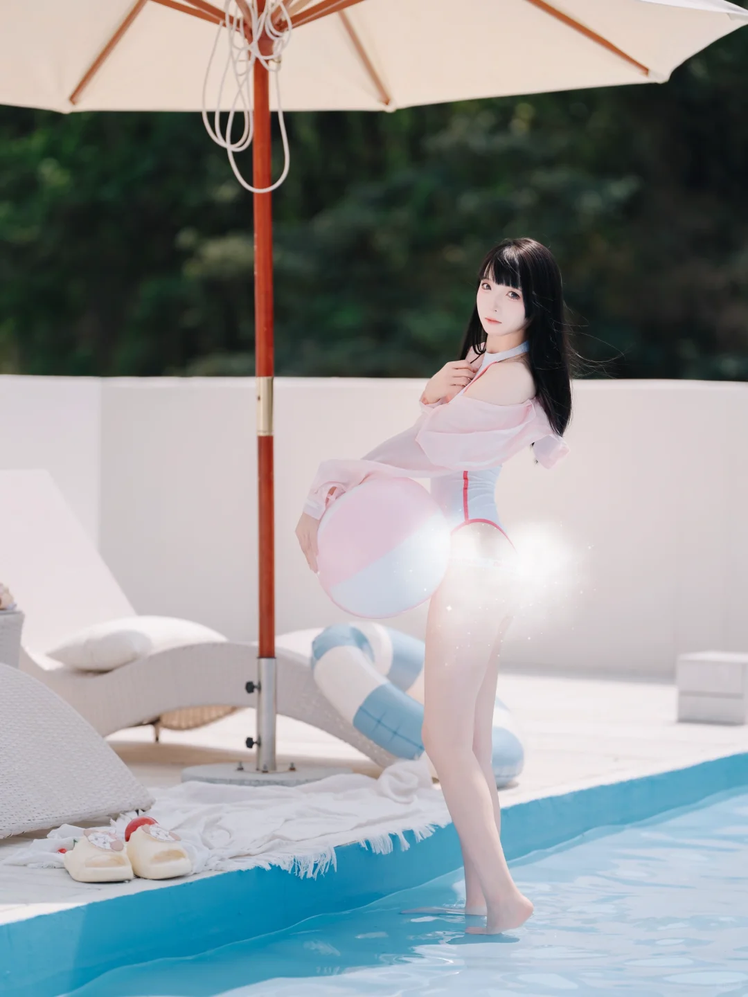少女写真｜糖分过量的夏日泳池🍬