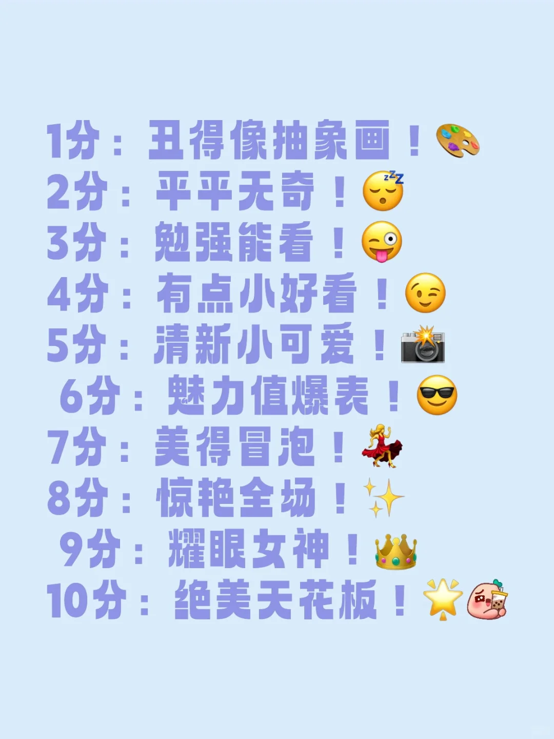 锐评颜值，玻璃心也可进