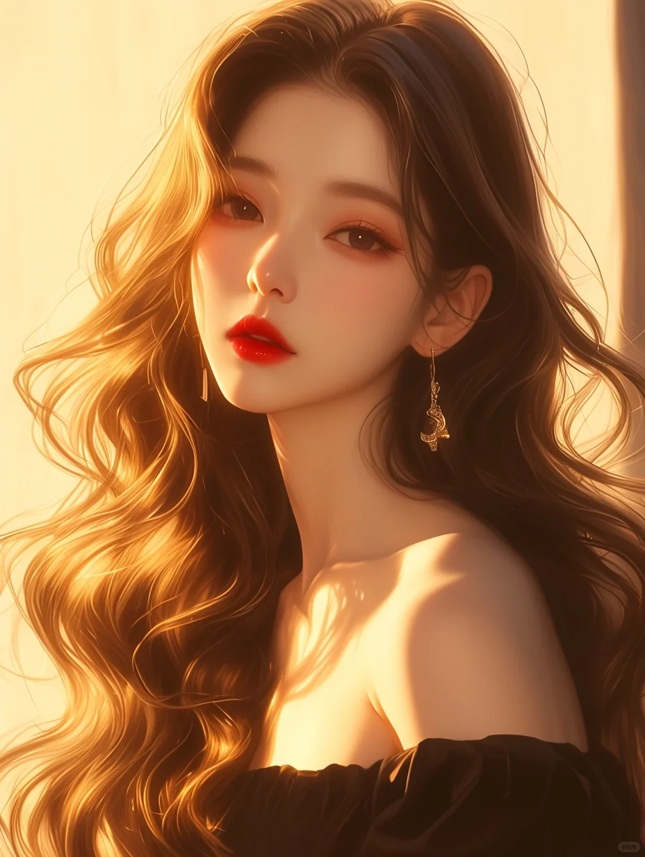 又美又飒氛围感拉满女生头像｜光感女头