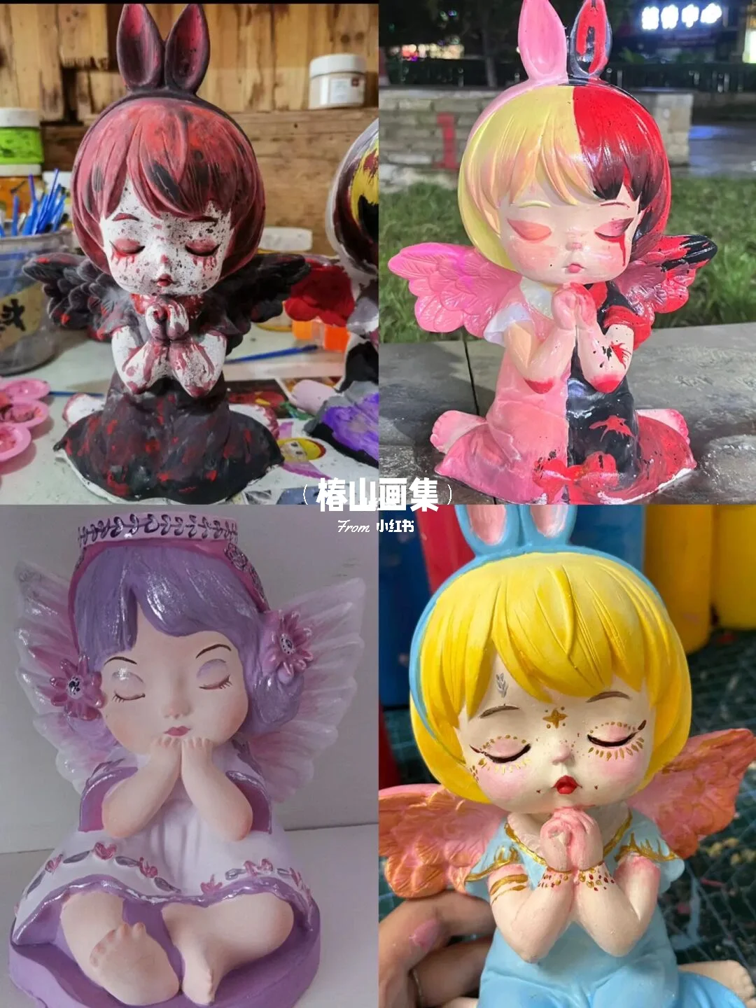 通宵整理‼️天使娃娃diy涂色攻略