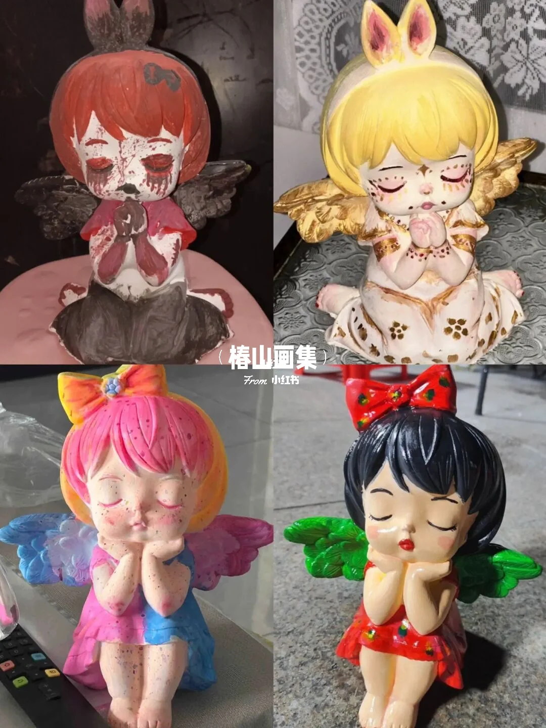 通宵整理‼️天使娃娃diy涂色攻略