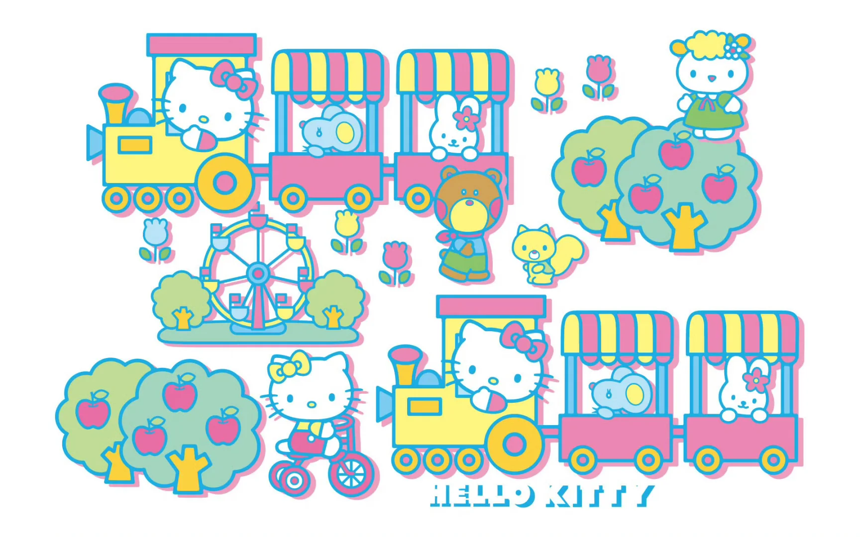 HelloKitty合集无水印电脑桌面高清壁纸图片