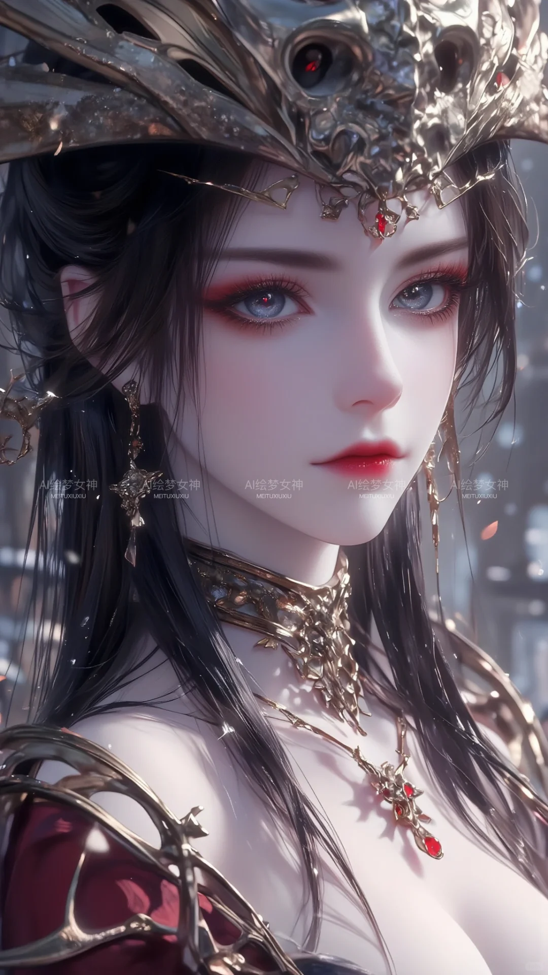 雪地里的美杜莎女王