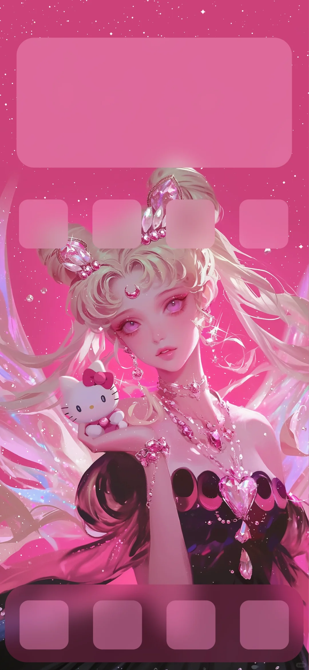 美少女战士联动Hello Kitty ✨壁纸组合