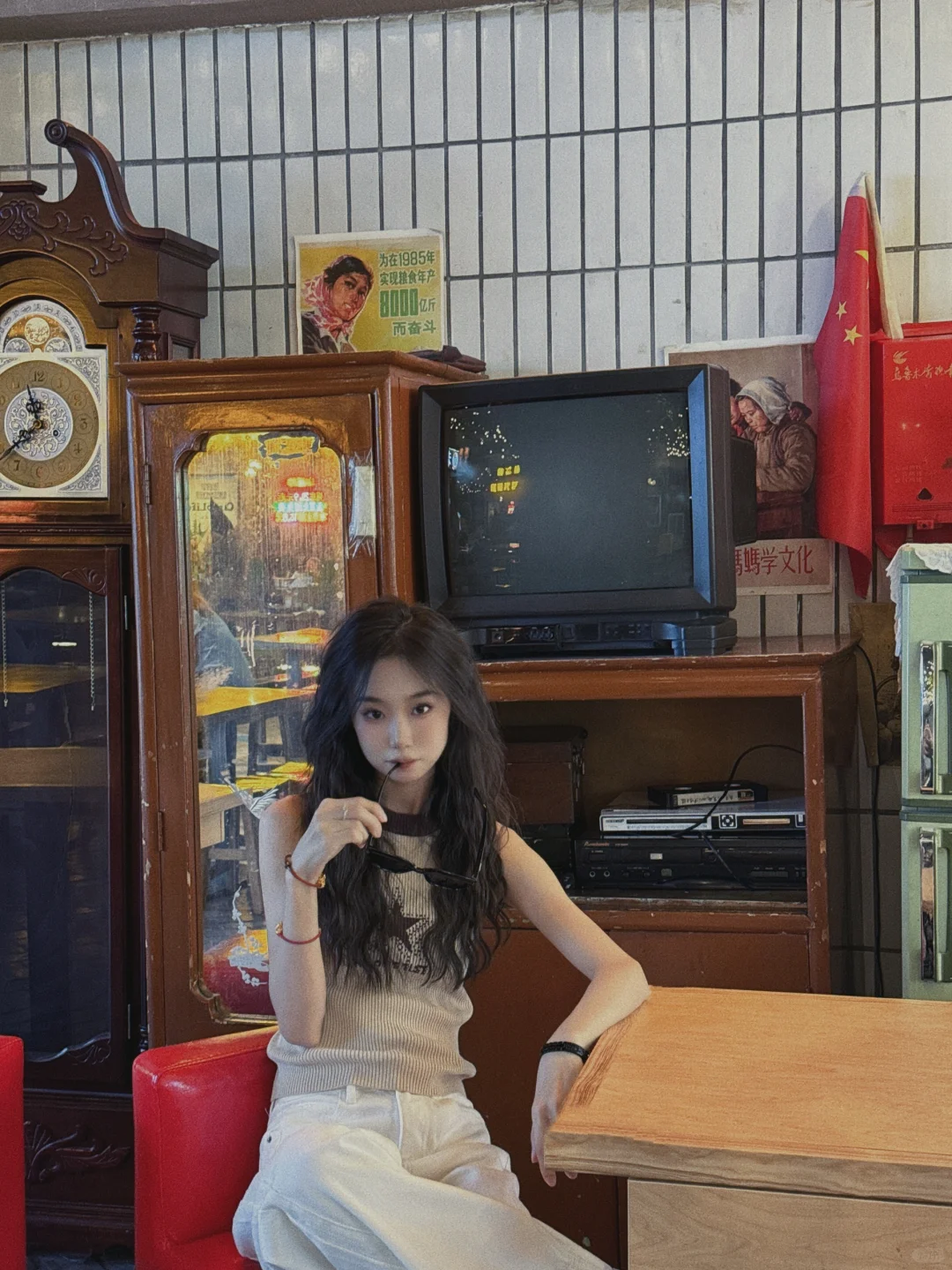 这组港风照片有种王家卫电影感️