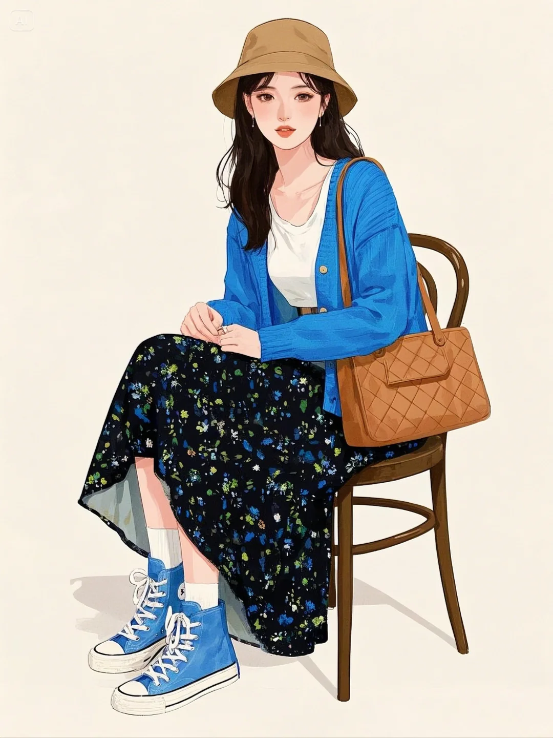 早春穿搭，清新且浪漫～～时尚女生头像