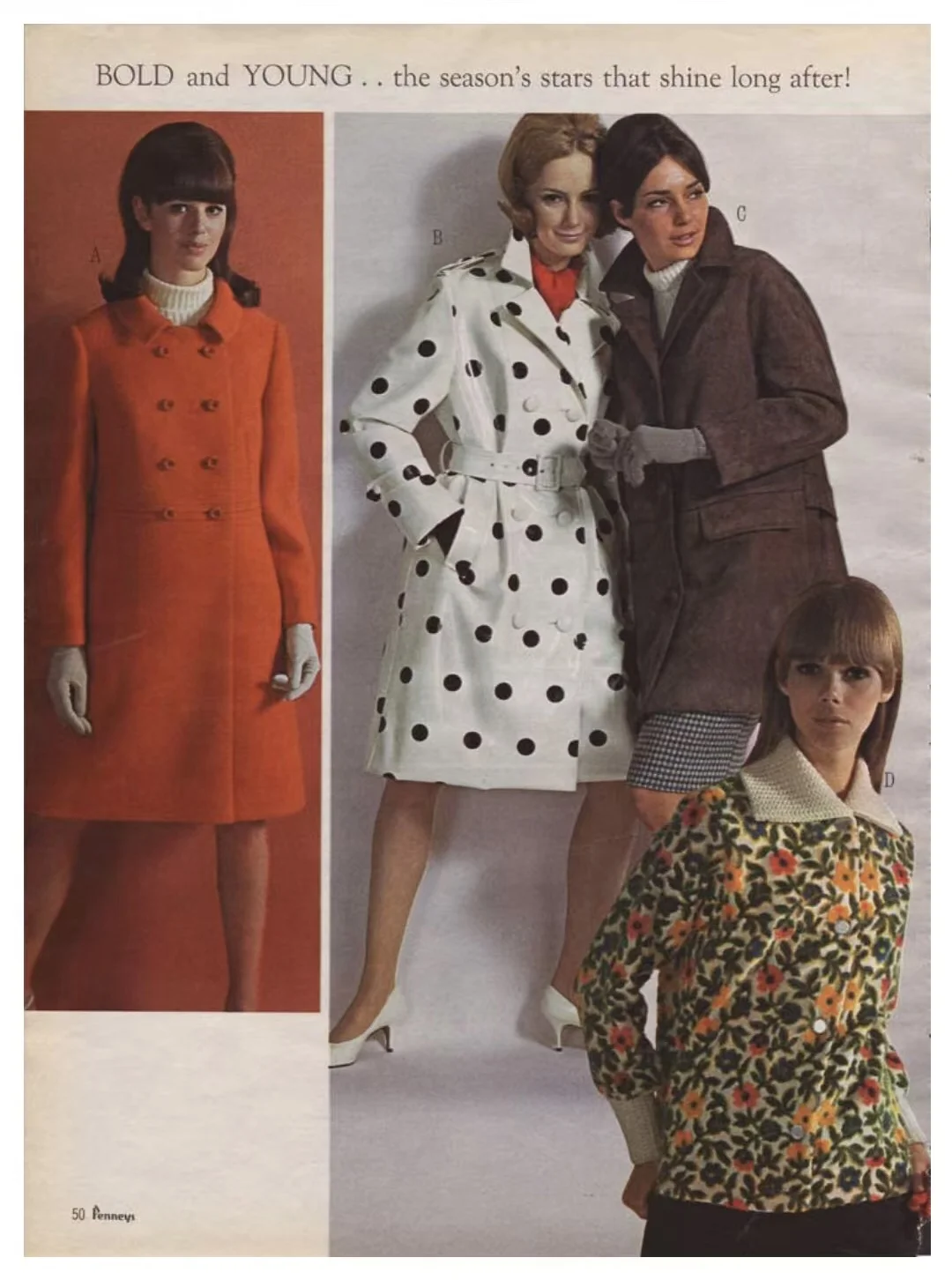 1960s｜美式复古｜女装时常穿搭灵感