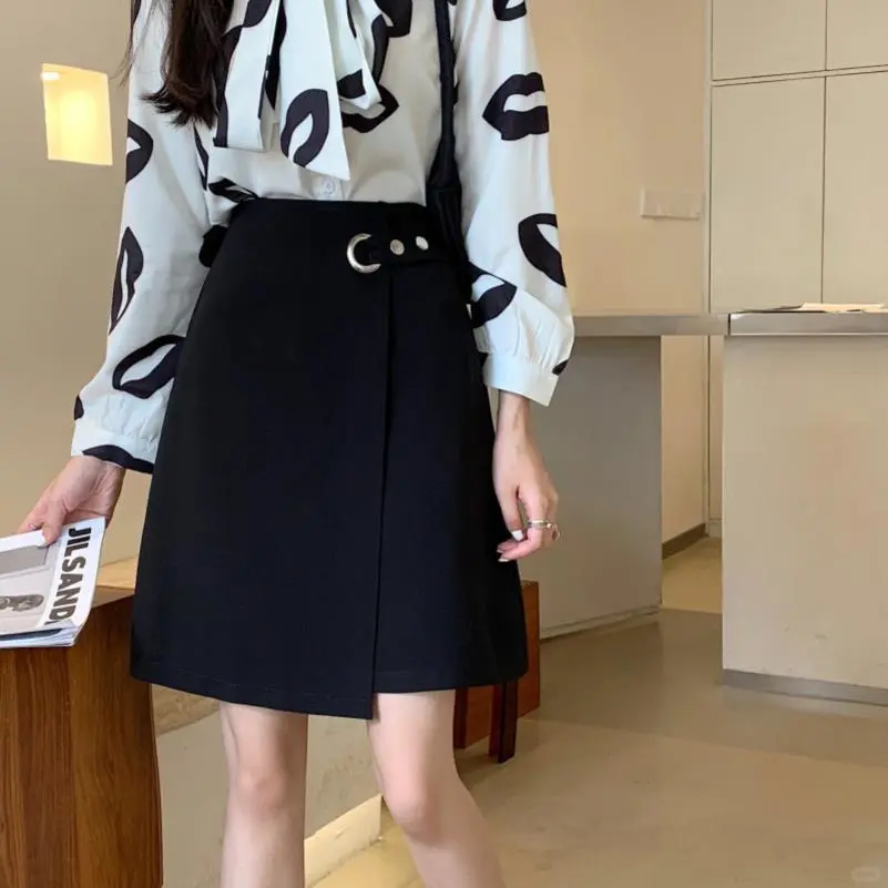 胖mm不规则半身裙女春夏显瘦高腰包臀中裙