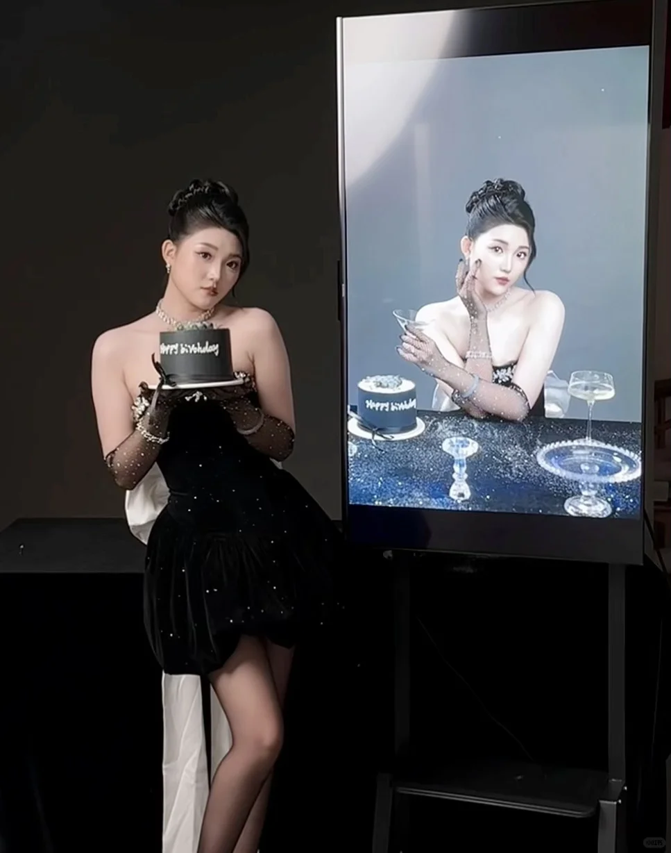 画到美女啦