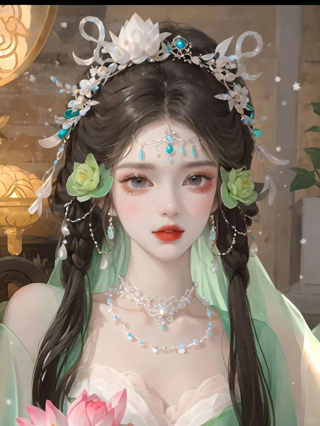 十二花神——荷花拟人