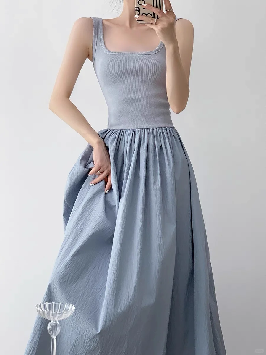 用蓝色裙子降降温❄️UR婴儿蓝连衣裙69💰