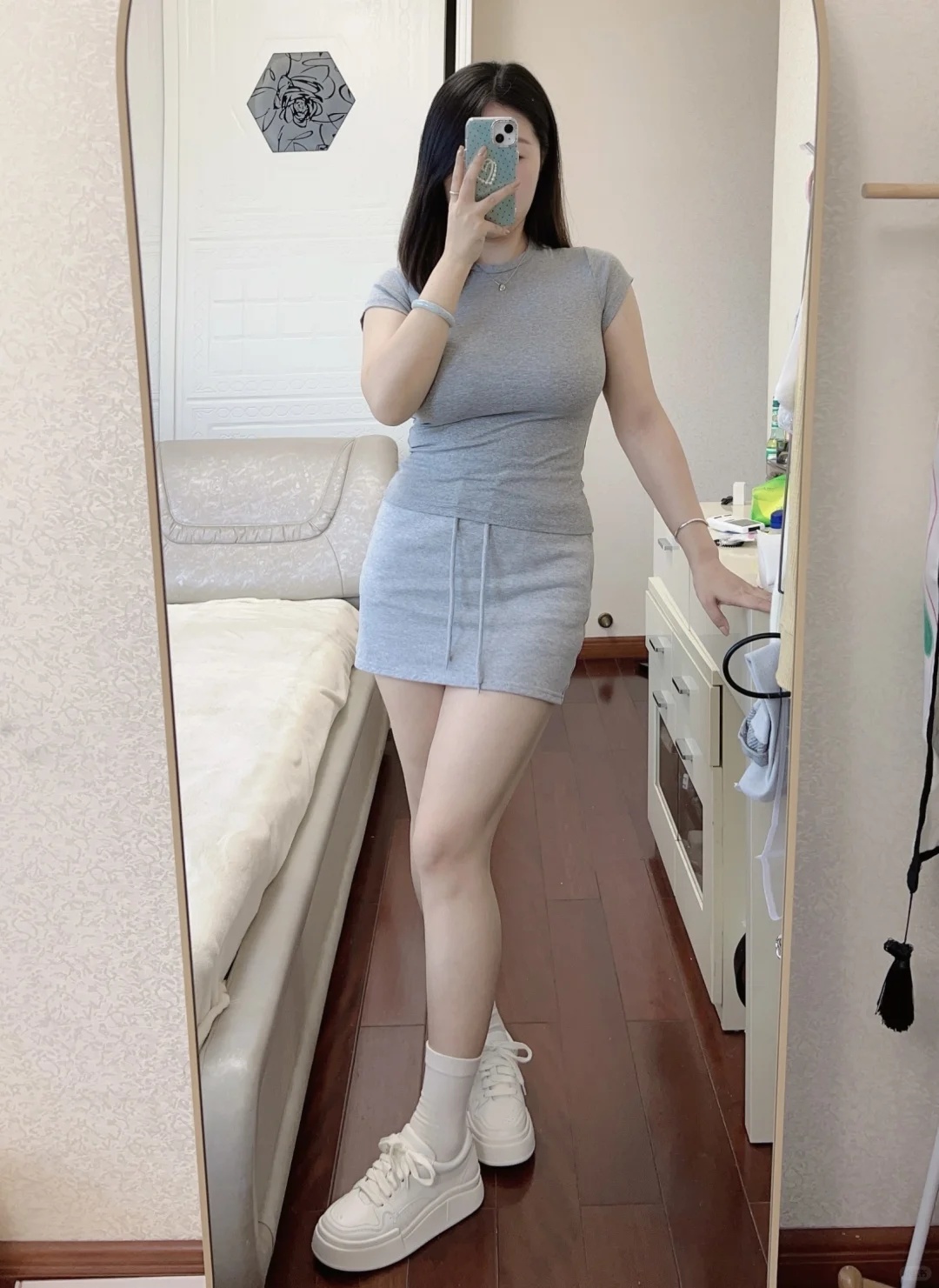 160 110斤｜休闲风穿搭还得是小白鞋呀！