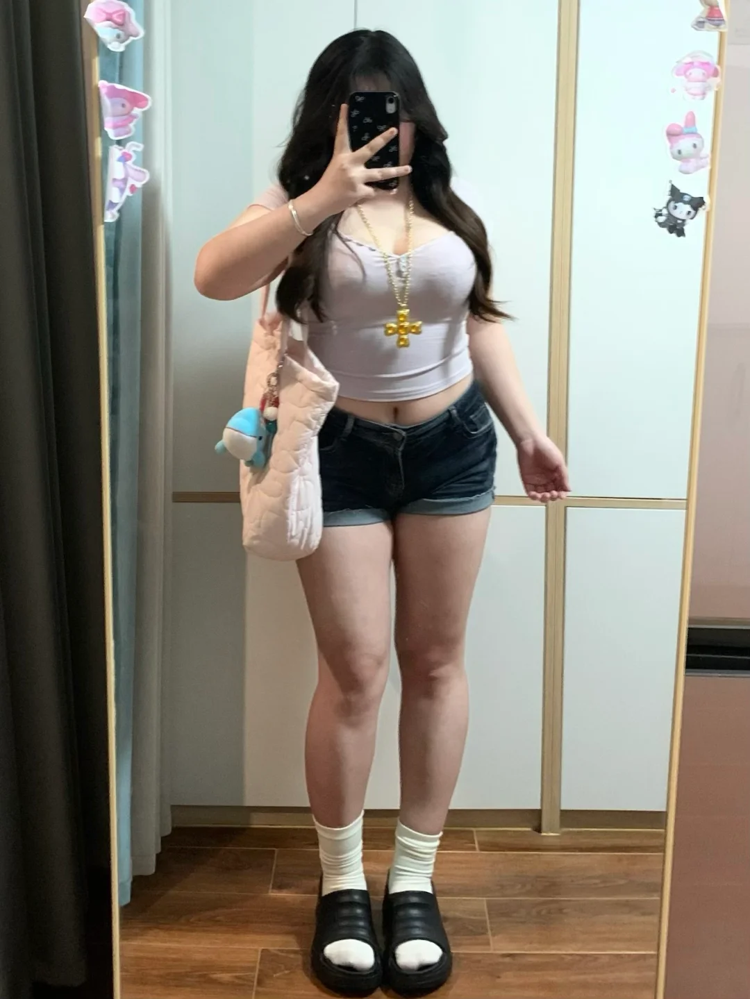 155/130｜穿搭还得看肉感😻…