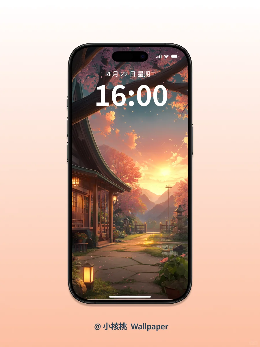 樱花神社的绝美夕阳，收藏起来～｜樱花神社