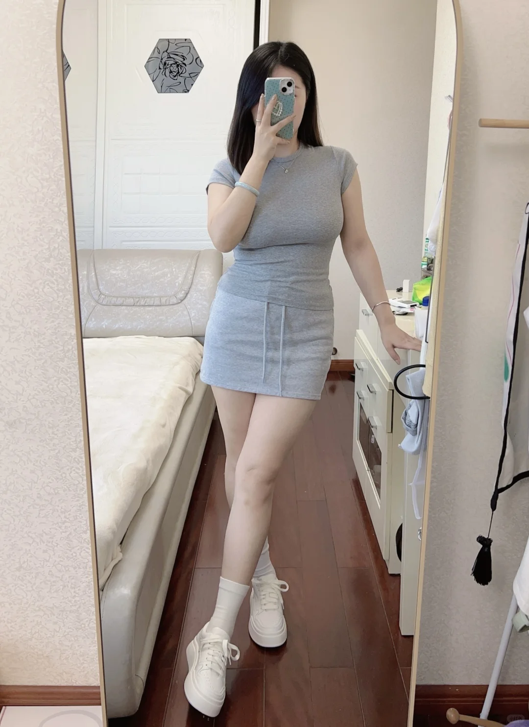160 110斤｜休闲风穿搭还得是小白鞋呀！