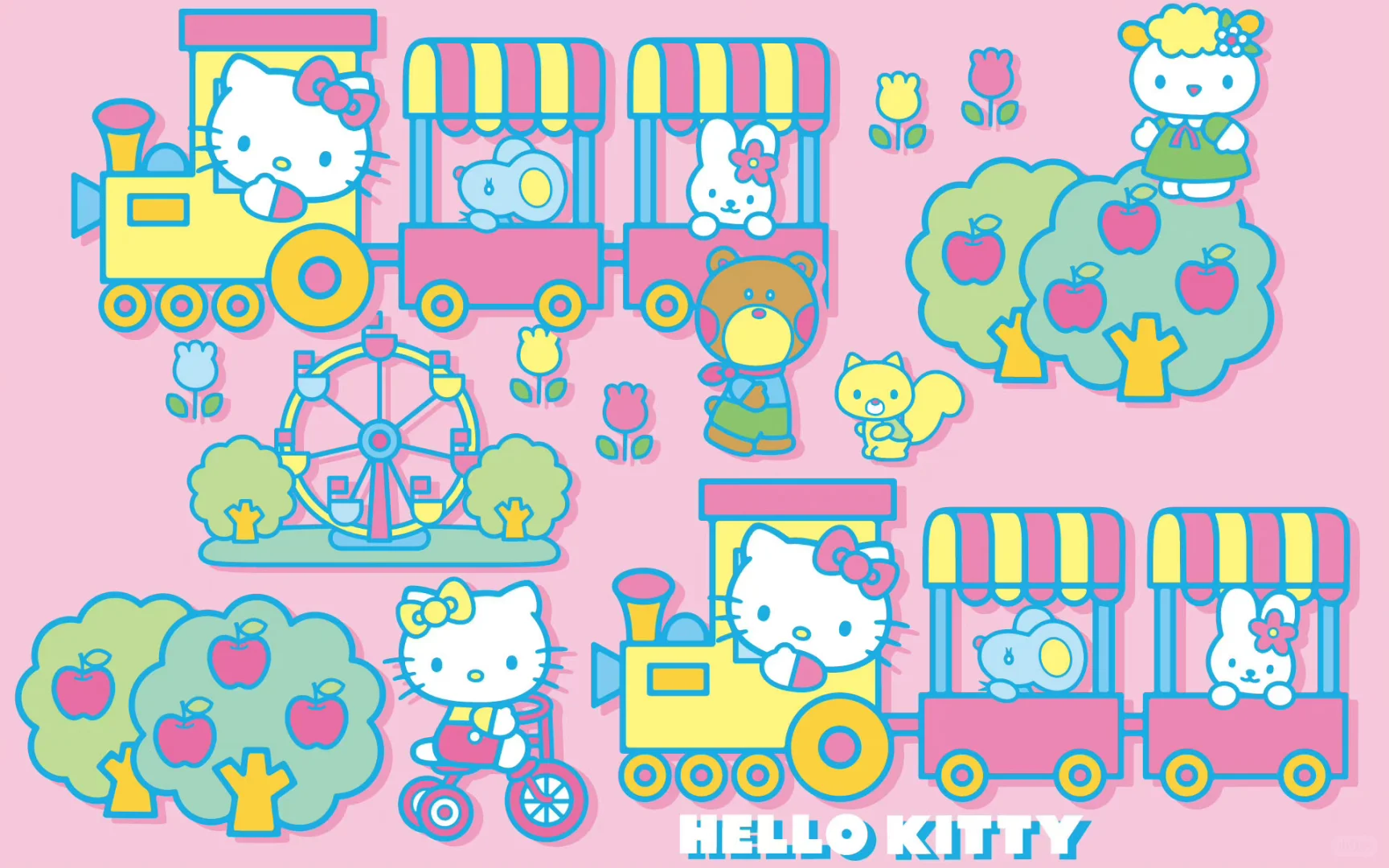 HelloKitty合集无水印电脑桌面高清壁纸图片