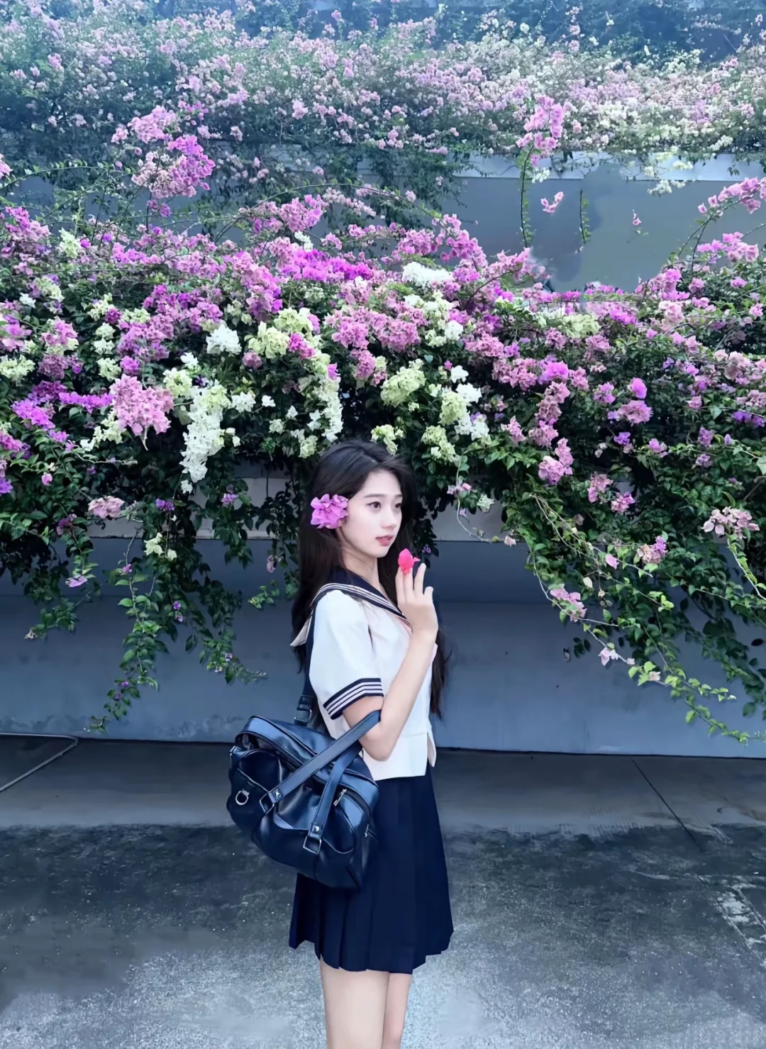 JK黑色小腿袜🧦搭配