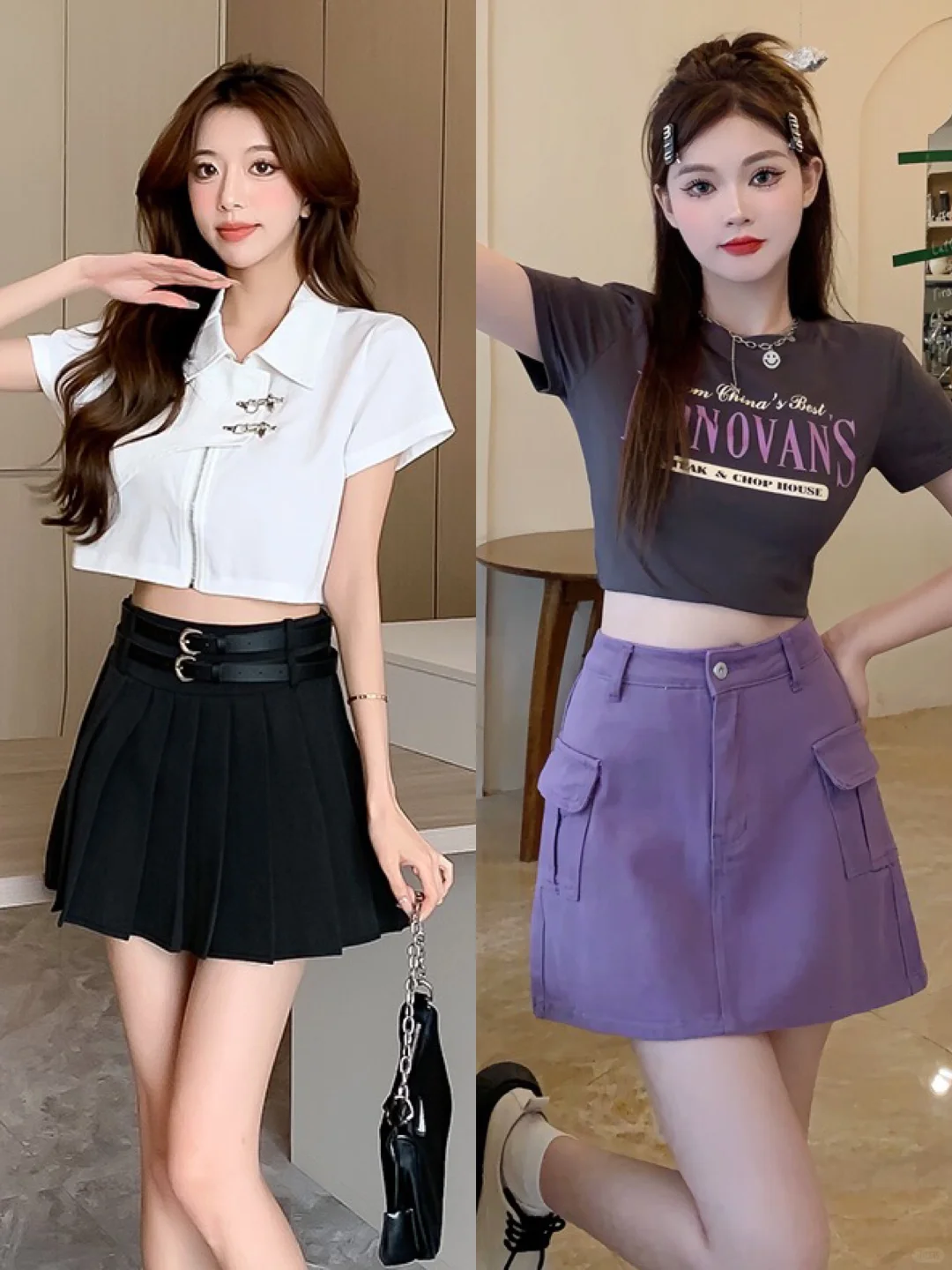 女生穿搭夏季气质甜美穿搭