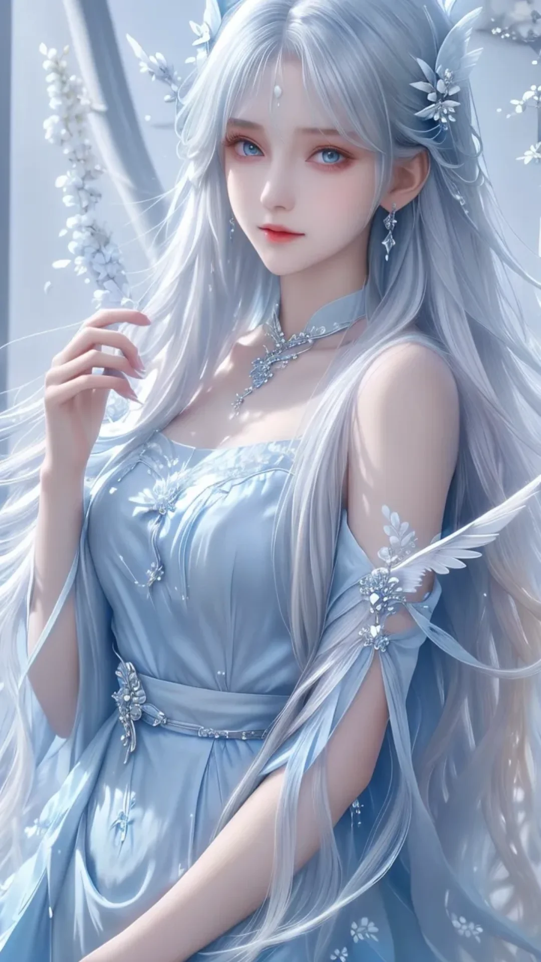 今日份淡蓝色壁纸分享💞