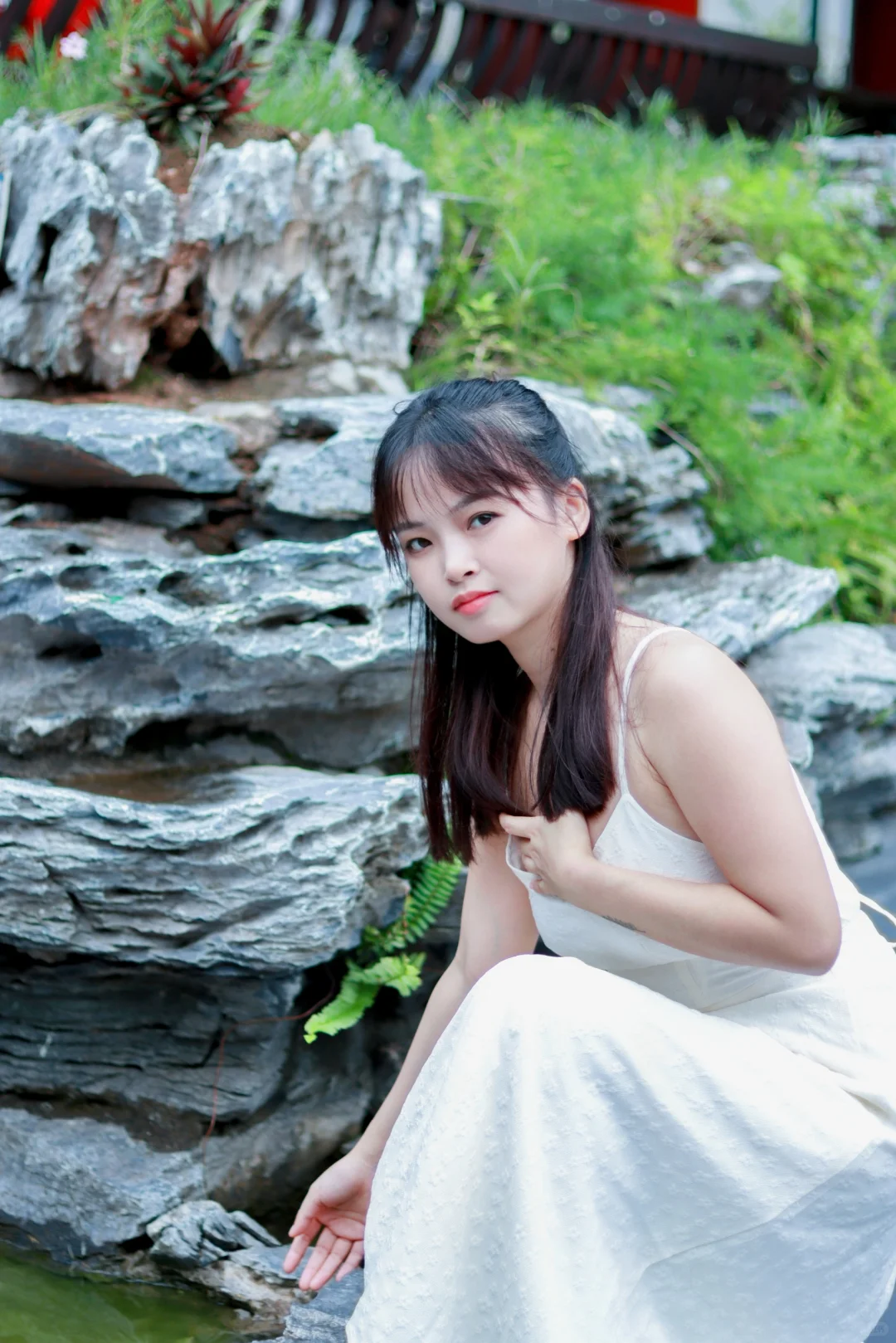 倩影芳华，公园美女摄影