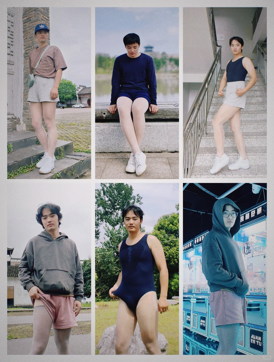 不同季节和体重下的白丝穿搭。