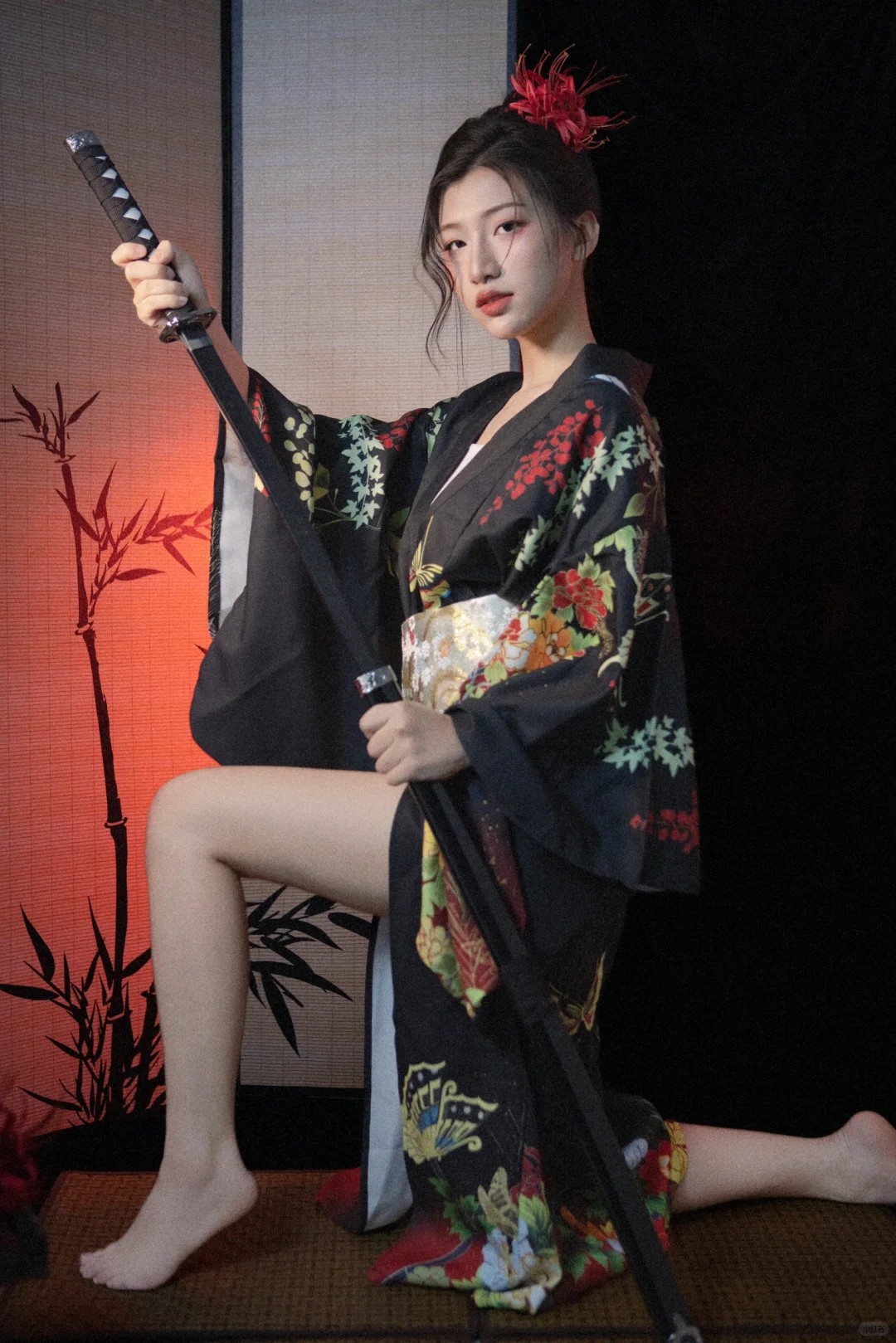 和服写真｜做一只花间蝴蝶，入梦去吧
