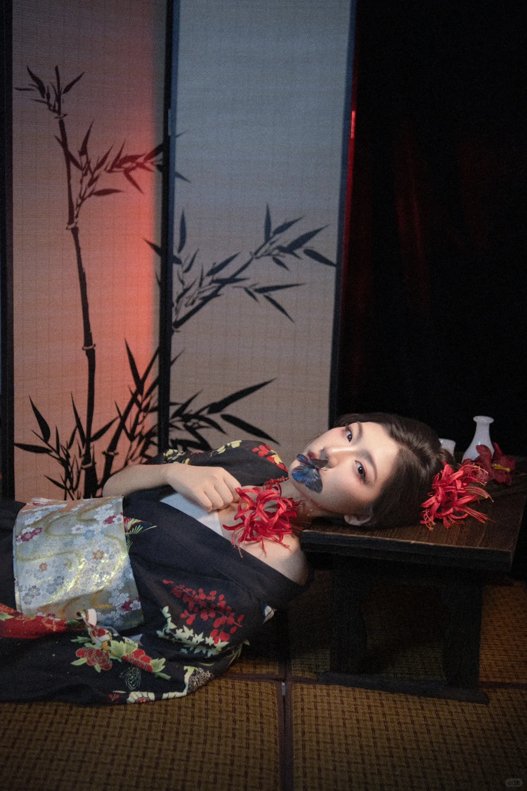 和服写真｜做一只花间蝴蝶，入梦去吧
