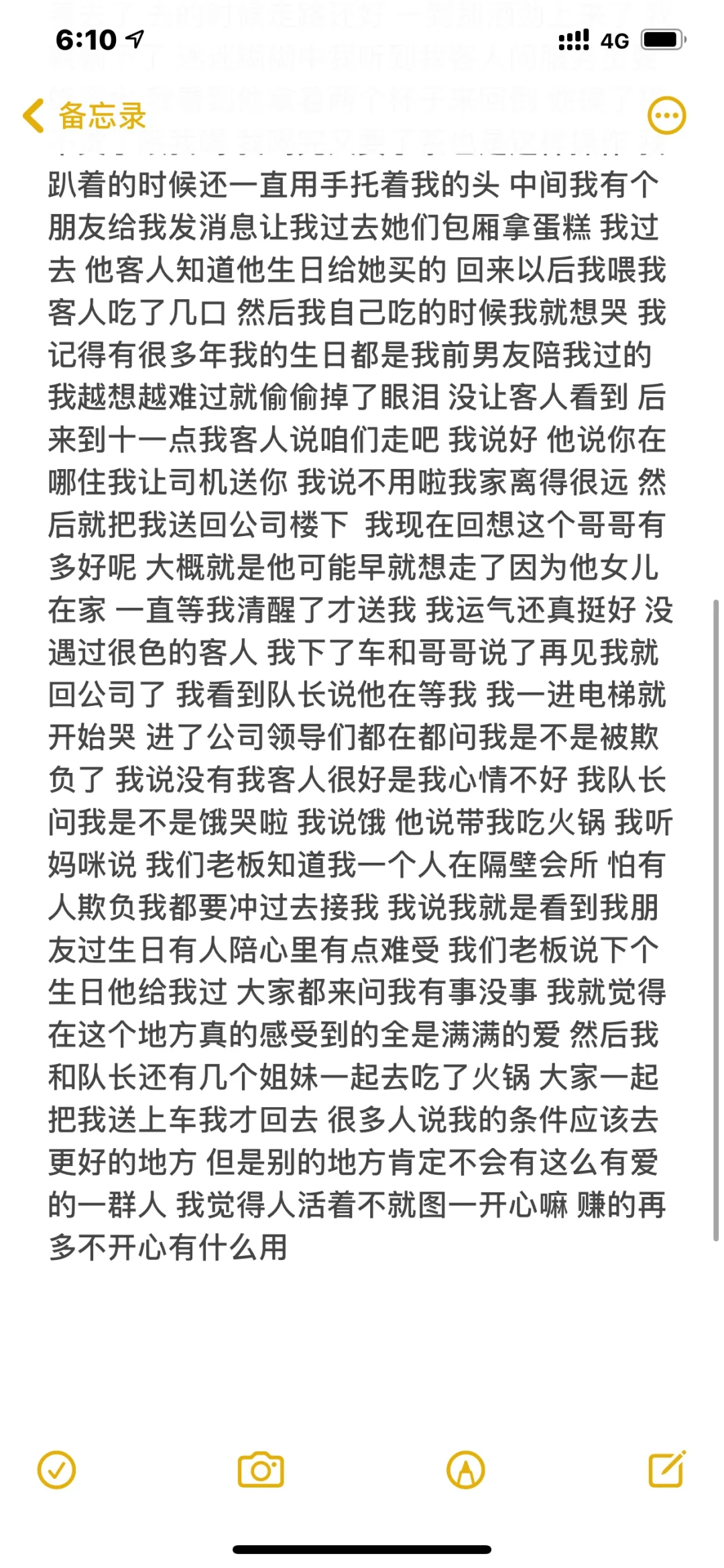 YC女模日记10 感动的一天
