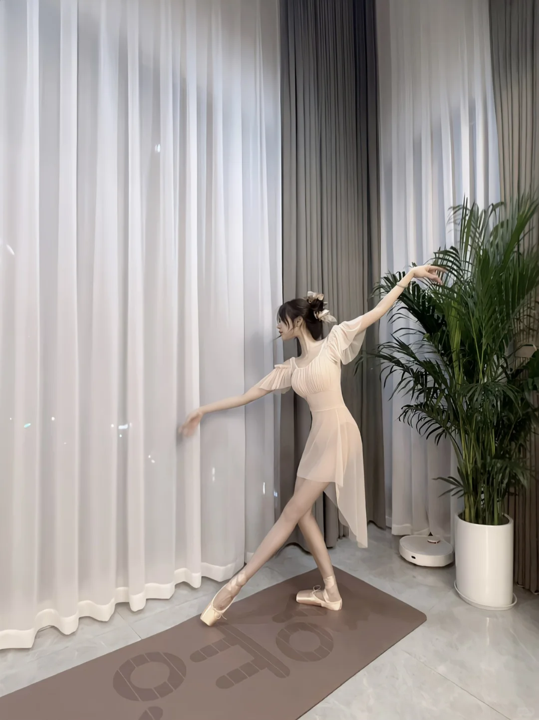 瑜伽女孩的“芭蕾初体验”
