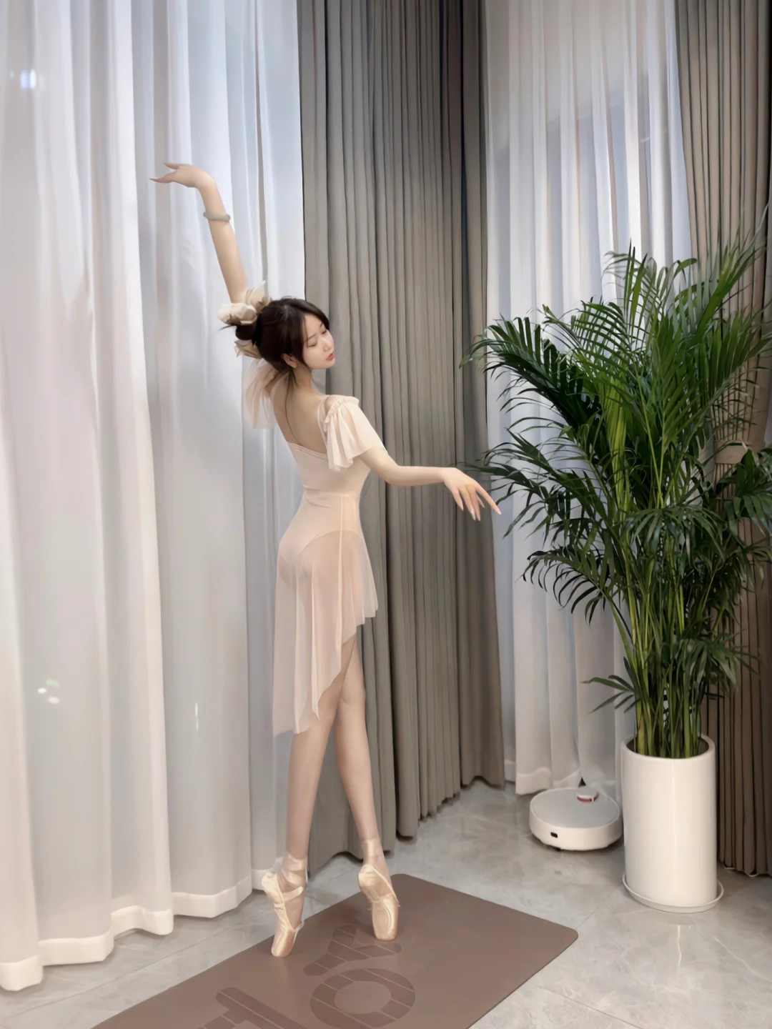 瑜伽女孩的“芭蕾初体验”