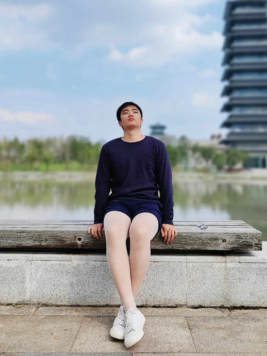 不同季节和体重下的白丝穿搭。
