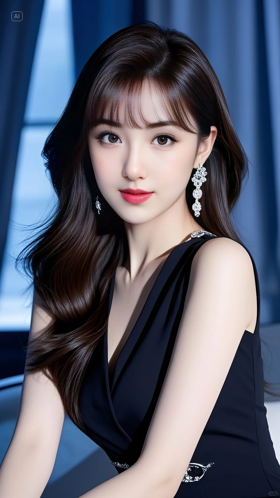 气质女神，美到窒息～～～（AI美女）