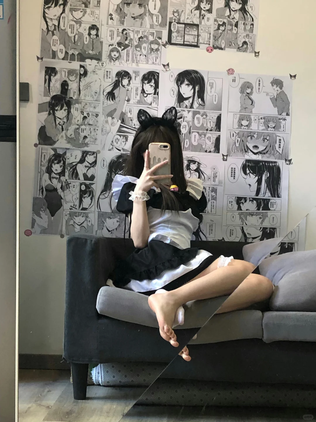镜子裂开咯……