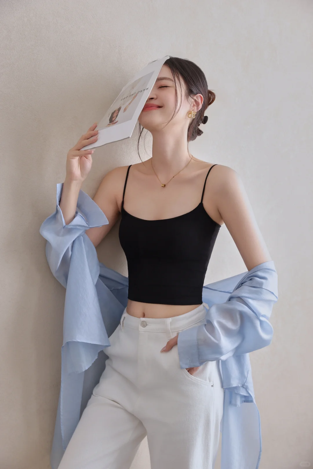 商业摄影｜吊带拍摄｜超绝美背吊带小背心！