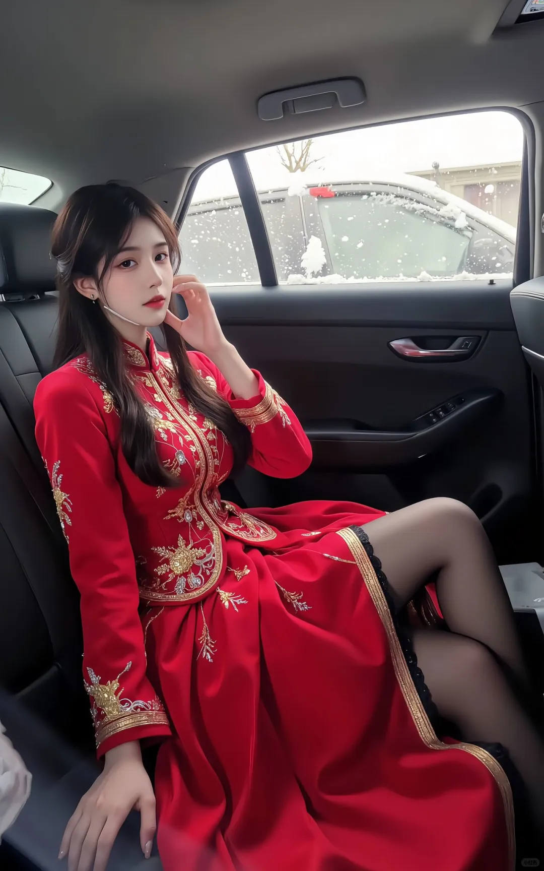 绝美！AI秀禾新娘秀～
