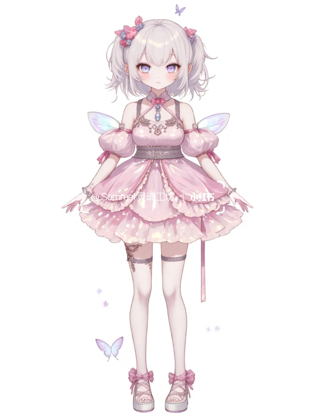 美少女立绘 花仙子女孩