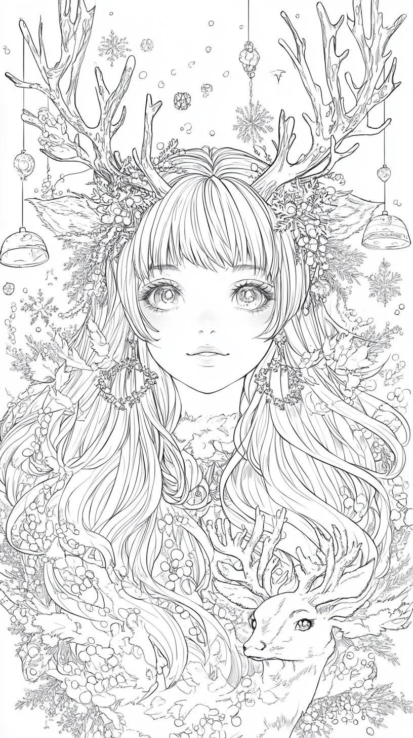 🎨 艺术的魅力：线条插画的黑白表现力！