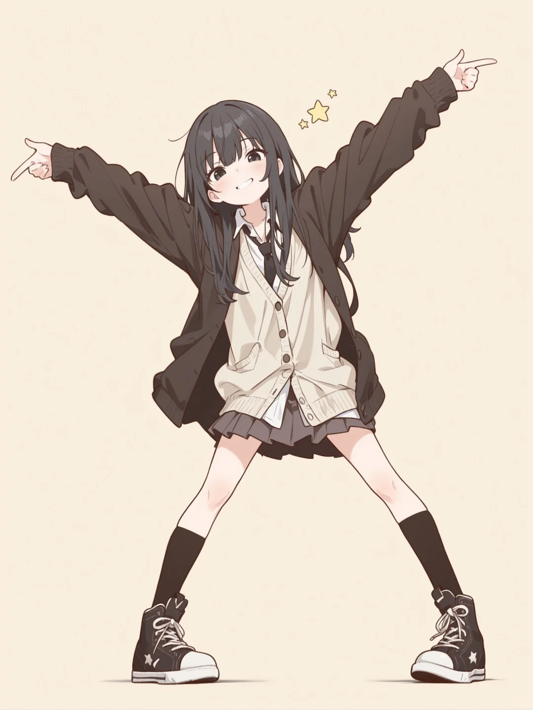 动漫少女的可爱瞬间