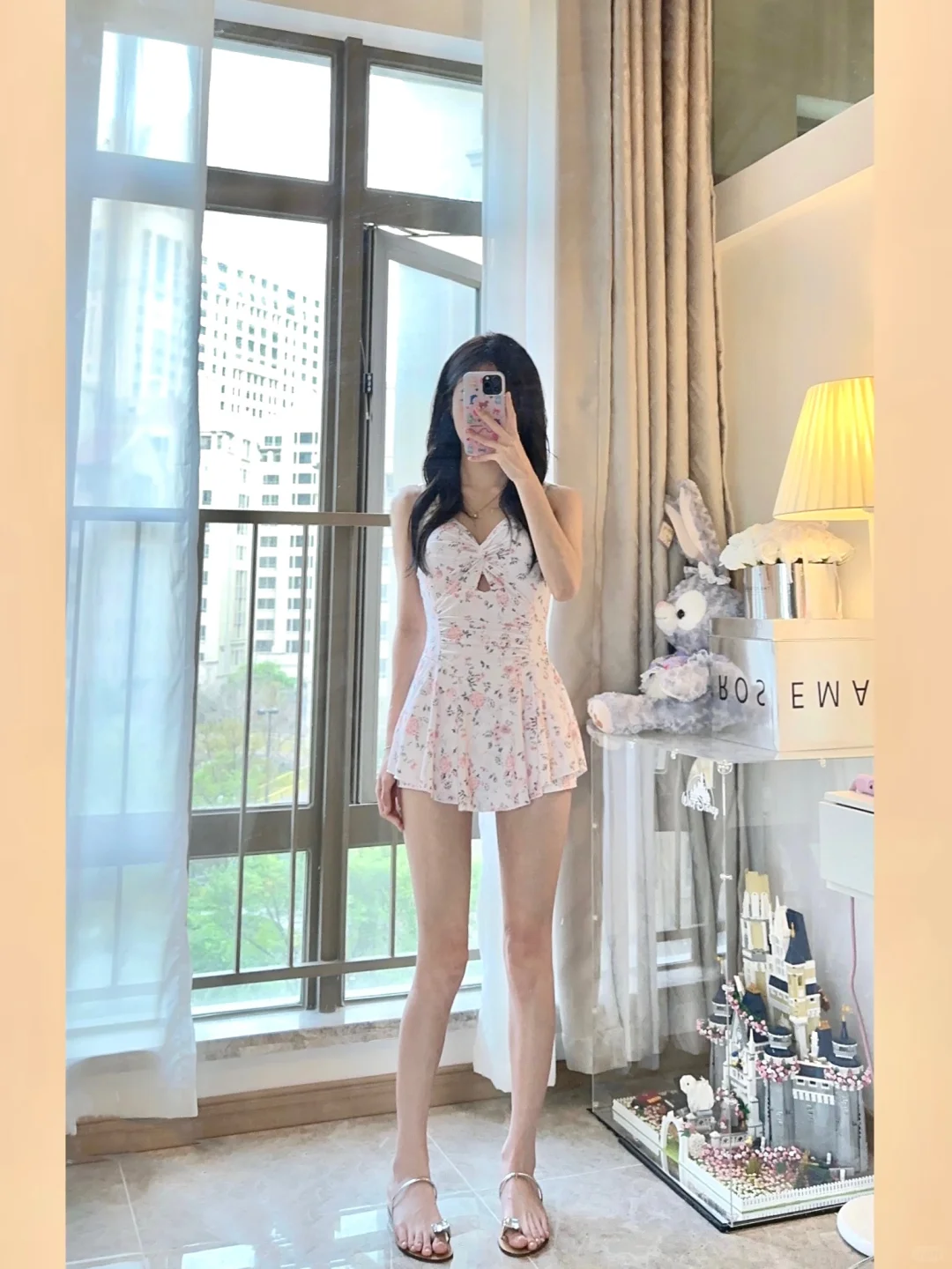 分享一件版型敲显瘦显高的泳衣