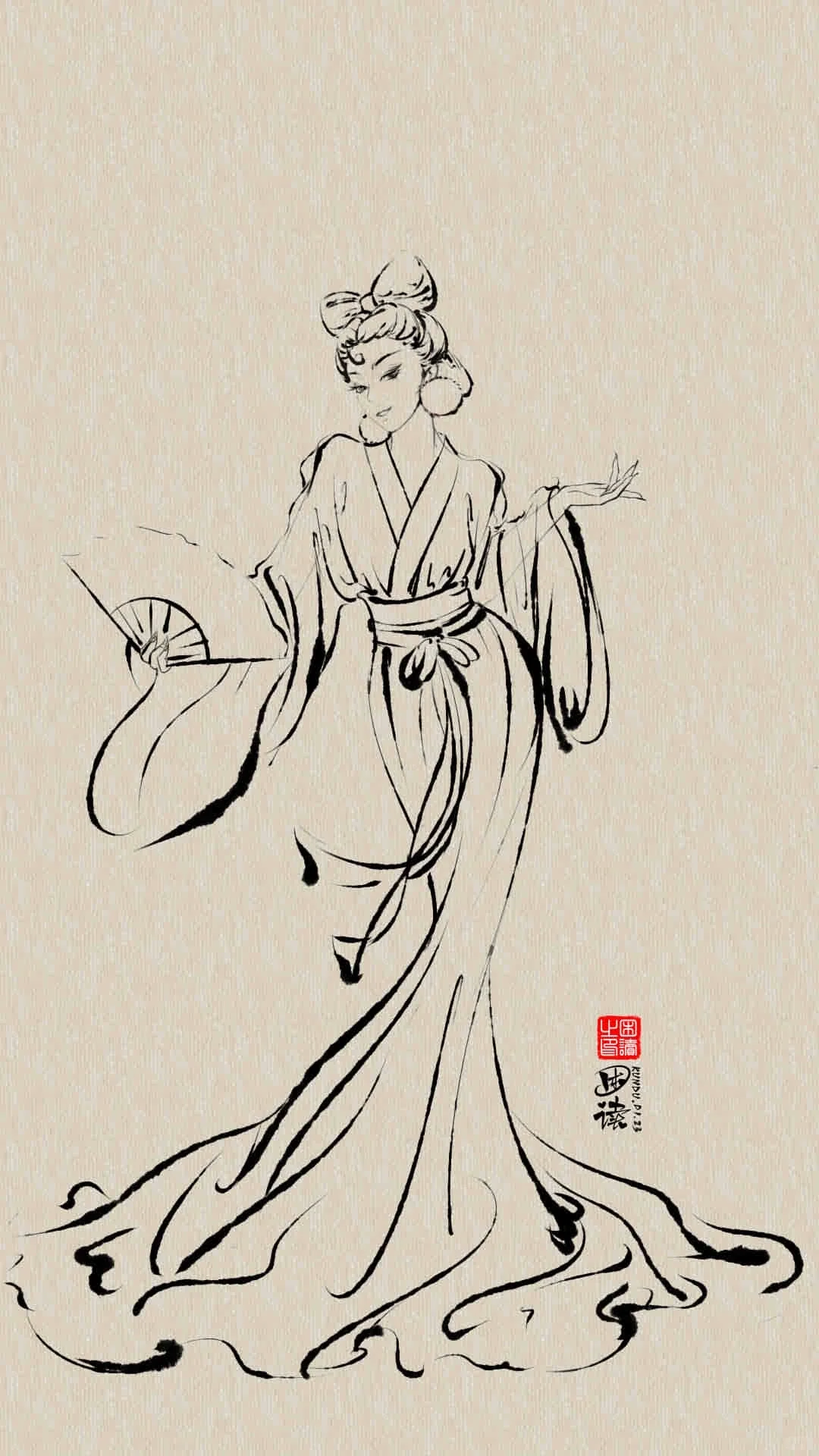 河南云台山妲己小姐姐霸气返场！ | 人物插画