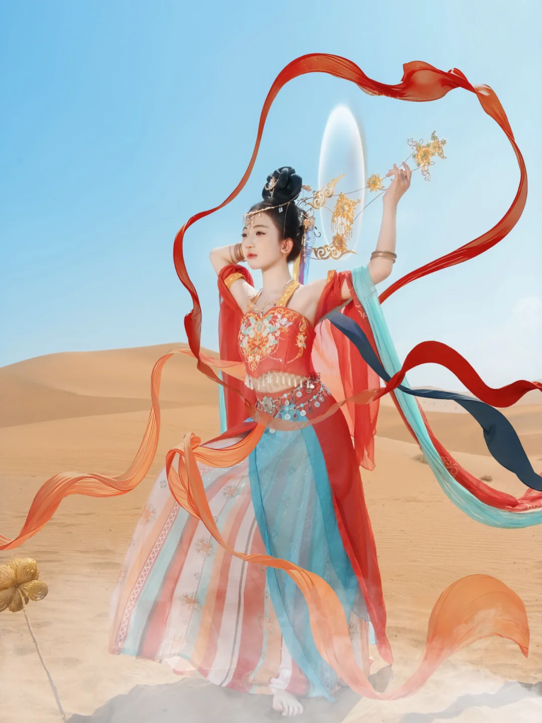 女鹅的飞天造型浅尝一下民族风情❤️