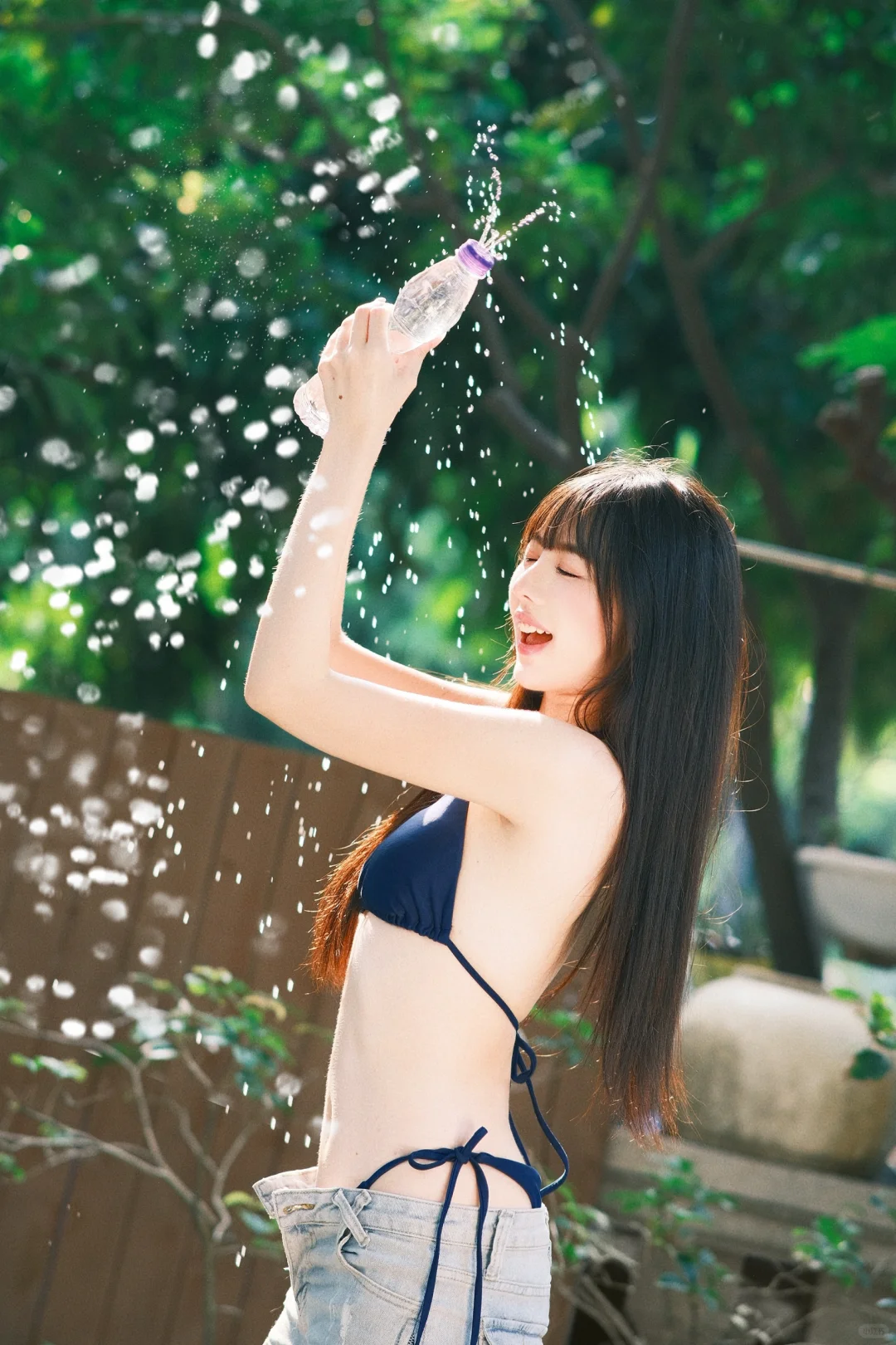 阳光明媚 还有水枪 buff叠满了