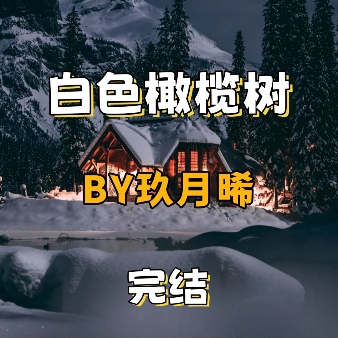 白色橄榄树by玖月晞 已完结，齁甜齁甜文！